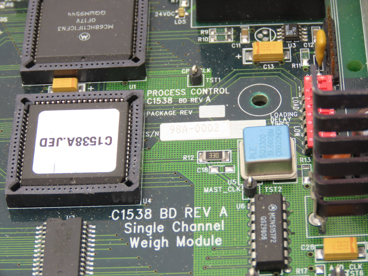 Process Control C1538 BD Process Control Board Single Channel Weigh Module Rev A