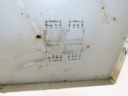 Sola Hevi-Duty HS1F10A 10 kVA Transformer 240x480V Pri 120/240V Sec 1PH