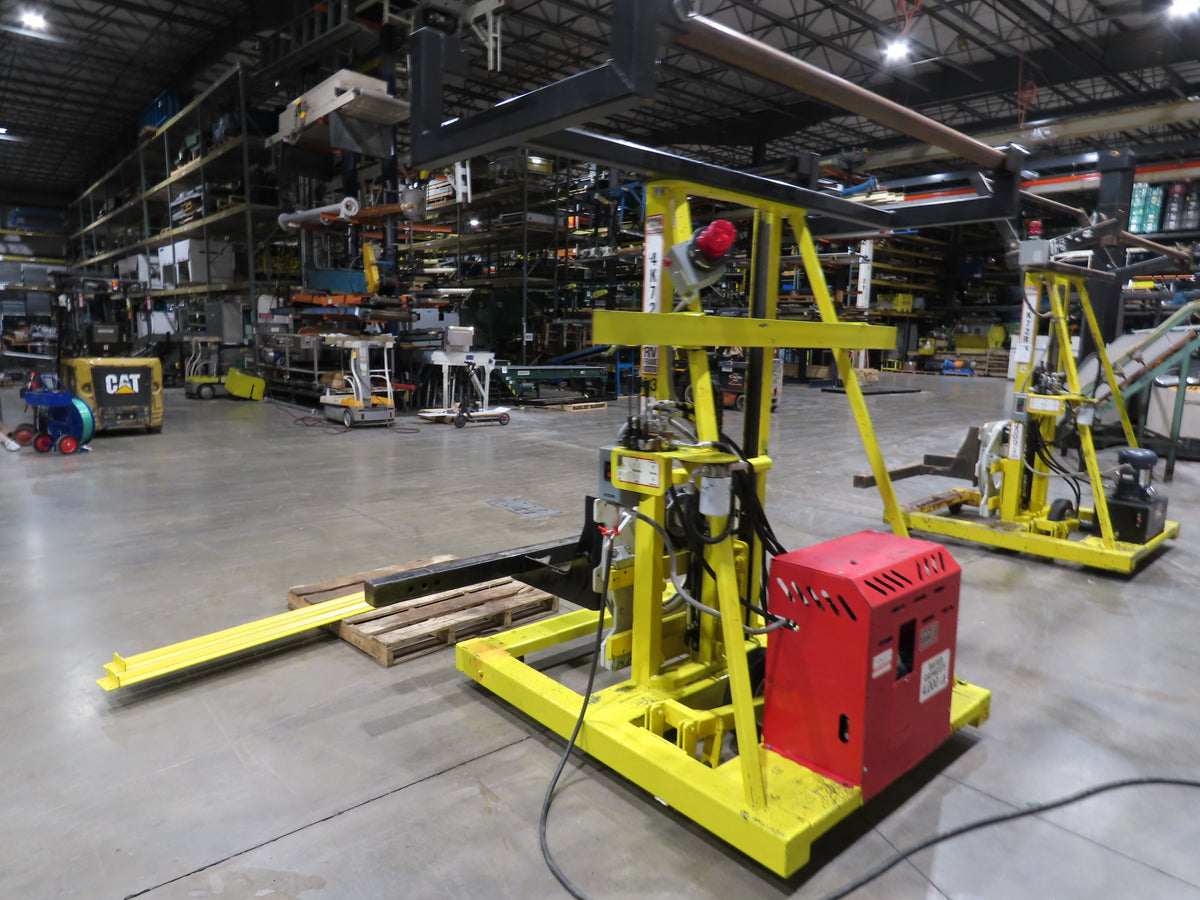 PWI 4K72R 4000lbs Mobile Frame Chassis Rotator Trailer RV Hydraulic 230/480V 3Ph
