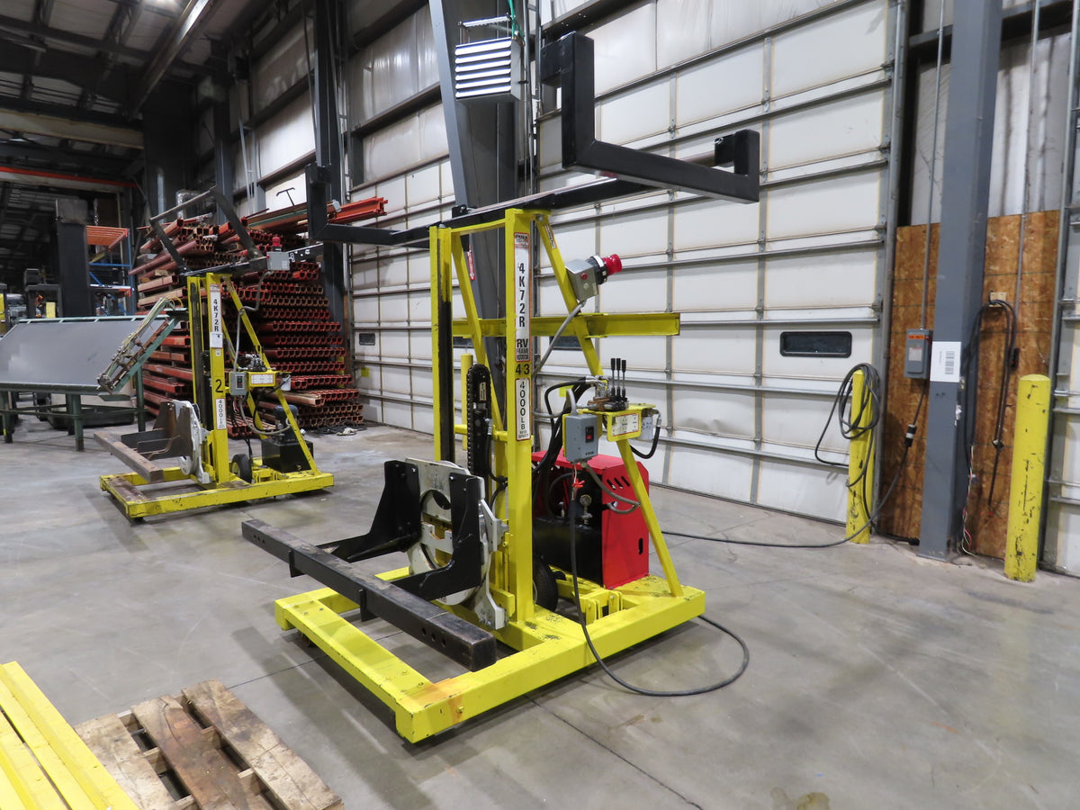 PWI 4K72R 4000lbs Mobile Frame Chassis Rotator Trailer RV Hydraulic 230/480V 3Ph