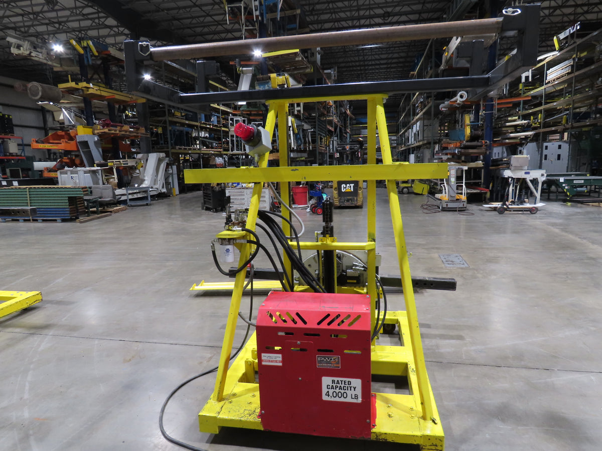 PWI 4K72R 4000lbs Mobile Frame Chassis Rotator Trailer RV Hydraulic 230/480V 3Ph