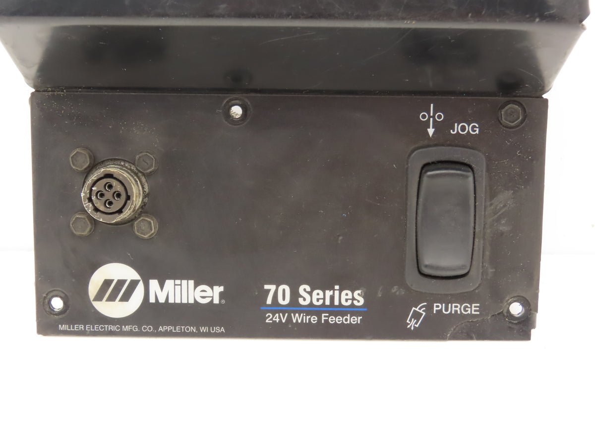 Miller Series 70 Welder Wire Feeder Front Panel Cover Black Steel With Switch