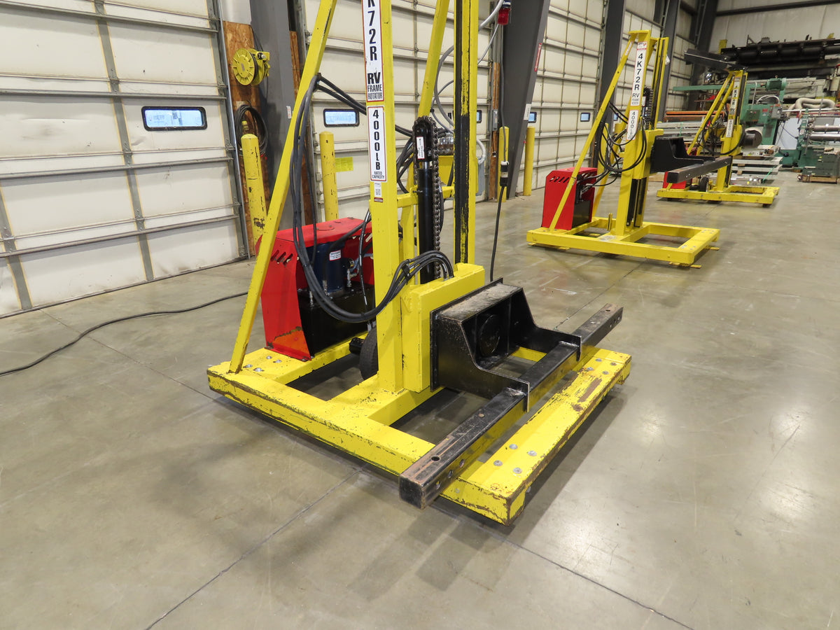 PWI 4K72R Hydraulic Mobile Frame Chassis Rotator 4000lbs Trailer RV 230/480V 3Ph