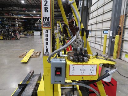 PWI 4K72R Hydraulic Mobile Frame Chassis Rotator 4000lbs Trailer RV 230/480V 3Ph