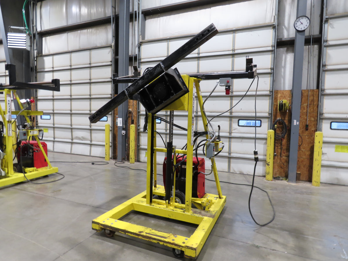 PWI 4K72R Hydraulic Mobile Frame Chassis Rotator 4000lbs Trailer RV 230/480V 3Ph