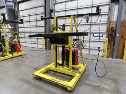 PWI 4K72R Hydraulic Mobile Frame Chassis Rotator 4000lbs Trailer RV 230/480V 3Ph