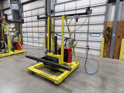 PWI 4K72R Hydraulic Mobile Frame Chassis Rotator 4000lbs Trailer RV 230/480V 3Ph