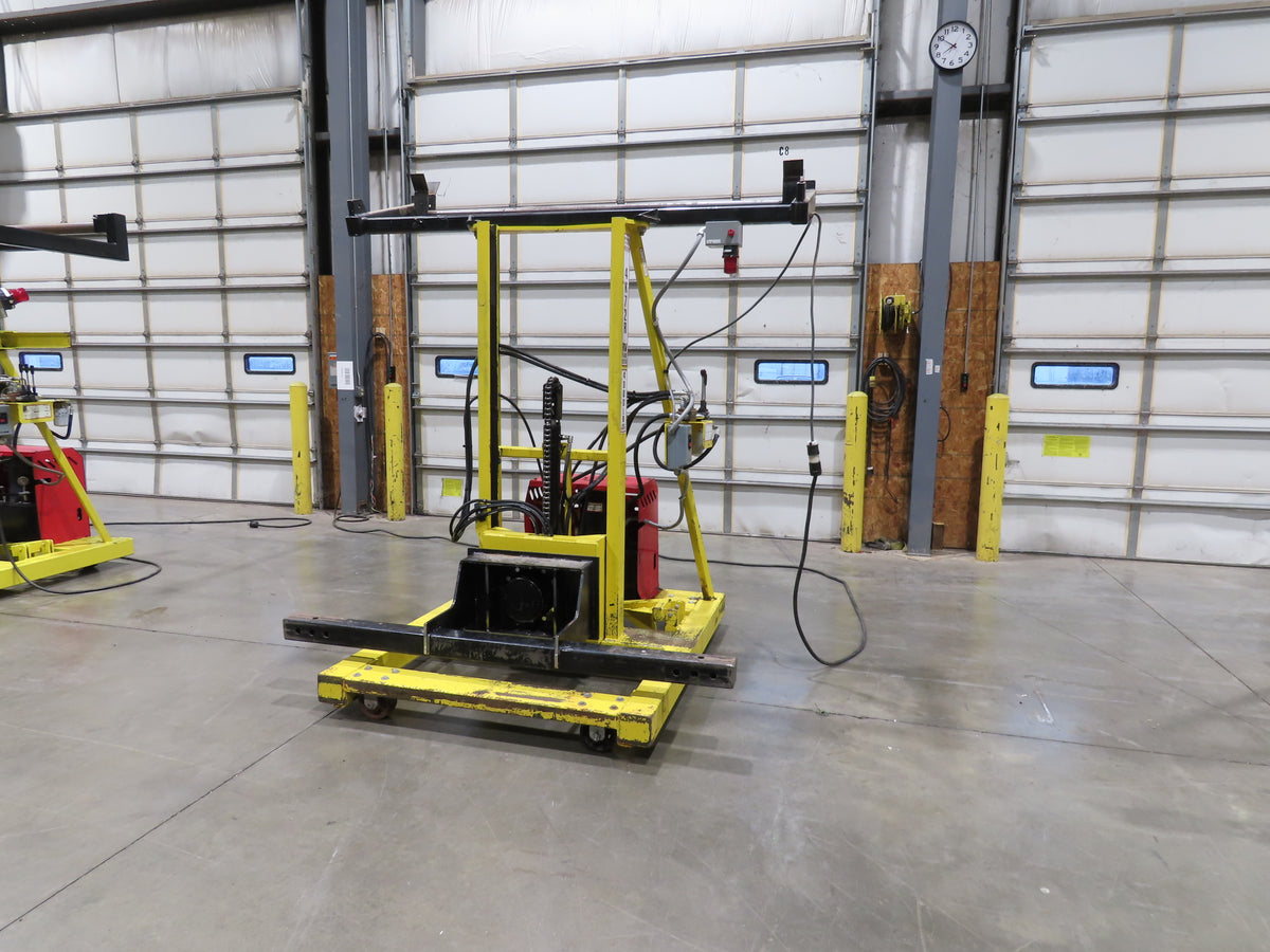 PWI 4K72R Hydraulic Mobile Frame Chassis Rotator 4000lbs Trailer RV 230/480V 3Ph
