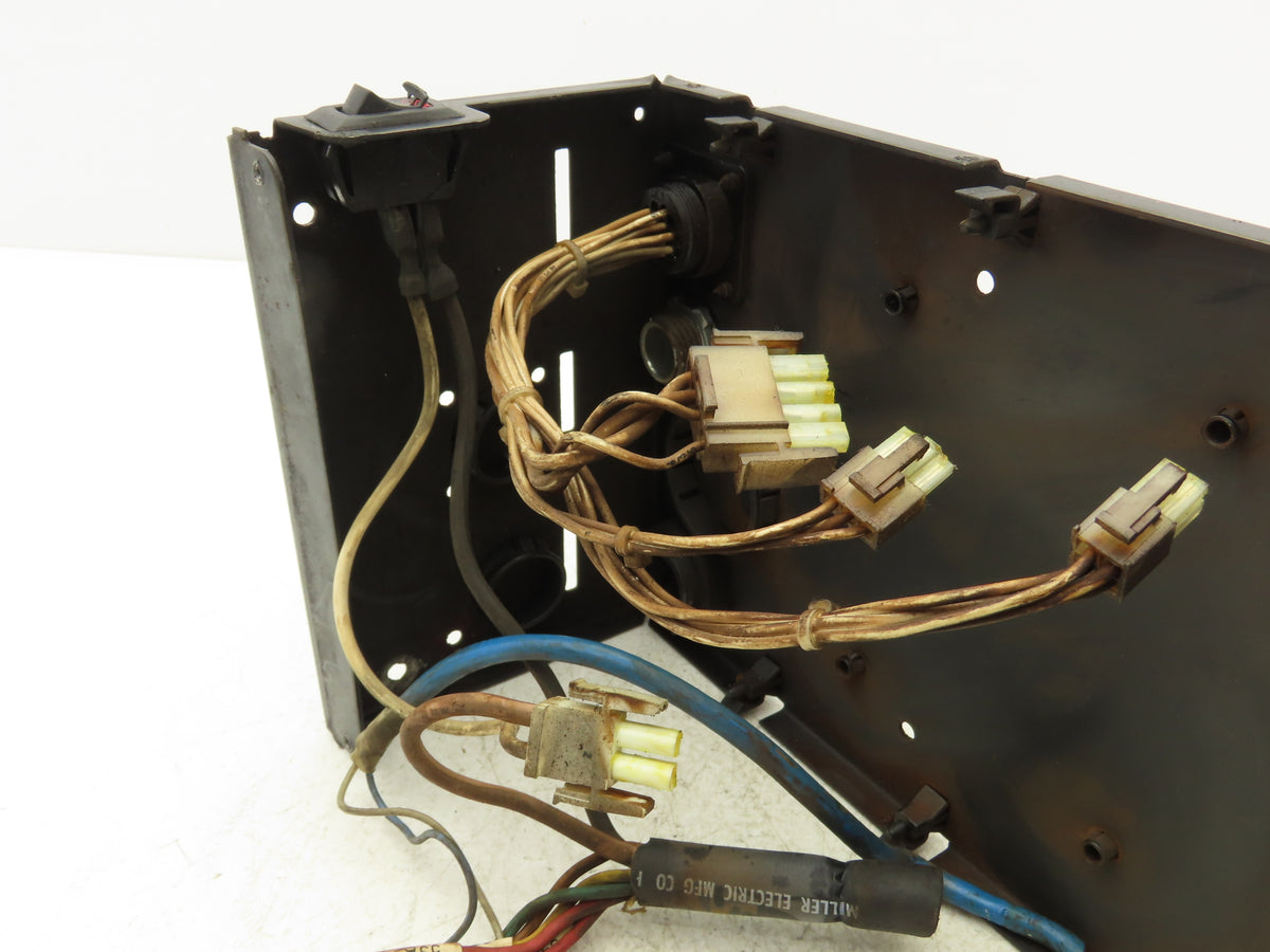 Miller Series 70 Welder Wire Feeder Back Panel Cover Black Steel