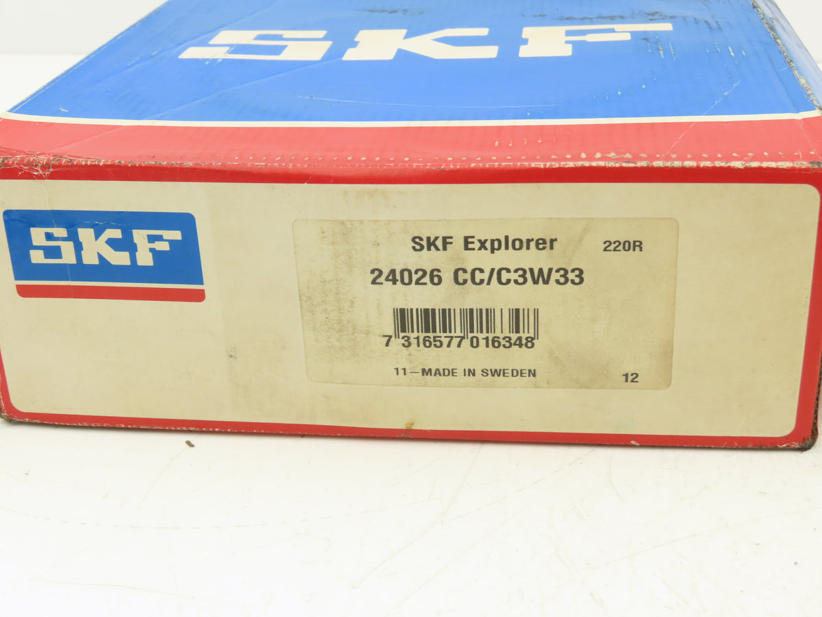 SKF 24026 CC/C3W33 Spherical Roller Bearing 133 mm x ID 200 mm x OD x 69mm Width