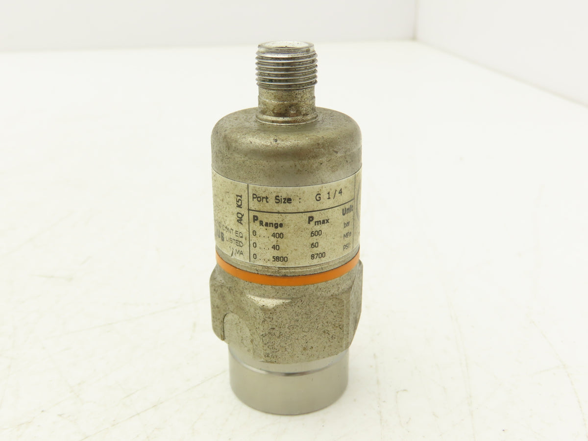 IFM PA3020 Pressure Transmitter Sensor G1/4" PA-400-SBR14-A-ZVG/US/ /V