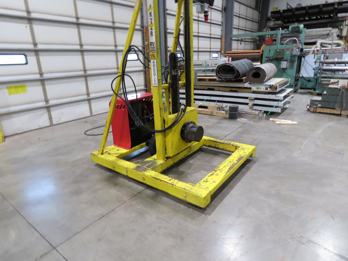 PWI 4K72R Hydraulic Mobile Frame Rotator 4000lbs Trailer RV 230/480V 3Ph READ