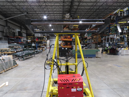 PWI 4K72R Hydraulic Mobile Frame Rotator 4000lbs Trailer RV 230/480V 3Ph READ