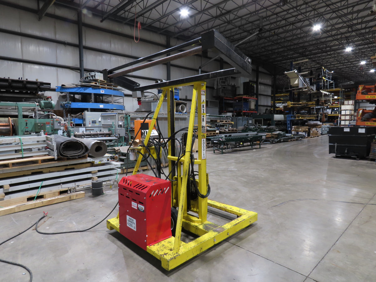 PWI 4K72R Hydraulic Mobile Frame Rotator 4000lbs Trailer RV 230/480V 3Ph READ
