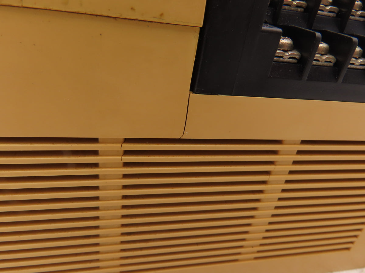 Mitsubishi Melsec F2-60ET Programable Logic Controller Has Broken Mounting Ears
