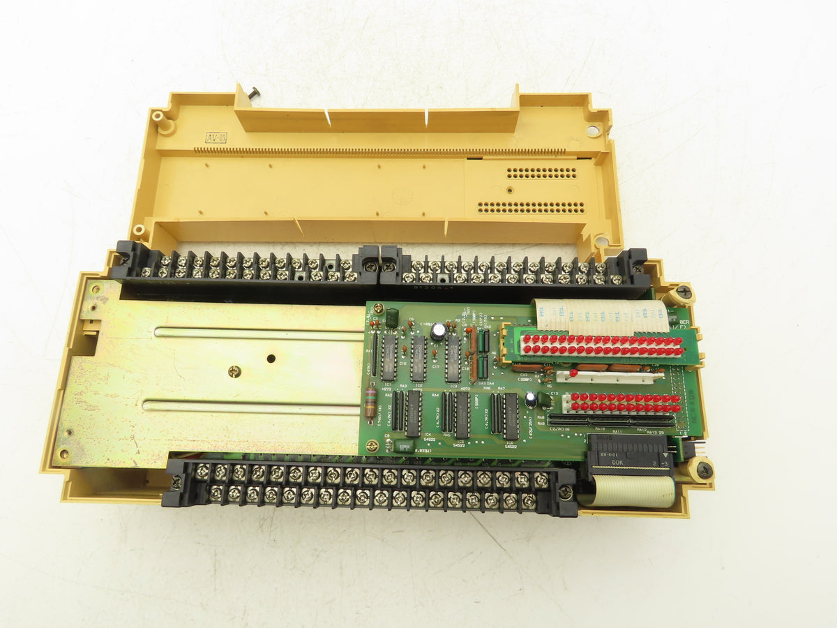 Mitsubishi Melsec F2-60ET Programable Logic Controller Has Broken Mounting Ears