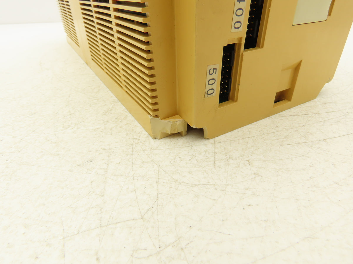 Mitsubishi Melsec F2-60ET Programable Logic Controller Has Broken Mounting Ears