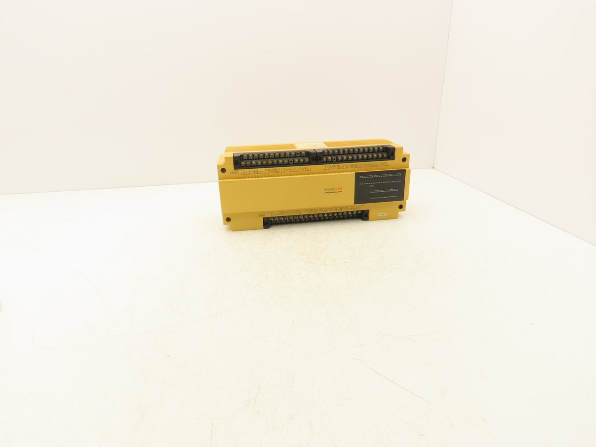 Mitsubishi Melsec F2-60ET Programable Logic Controller Has Broken Mounting Ears