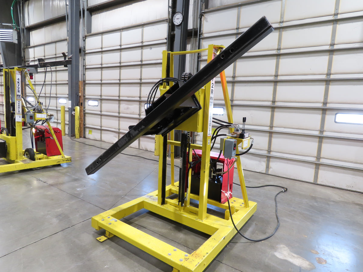 PWI 4K72R Hydraulic Frame Chassis Rotator 4000lbs Trailer RV 230/480V 3Ph