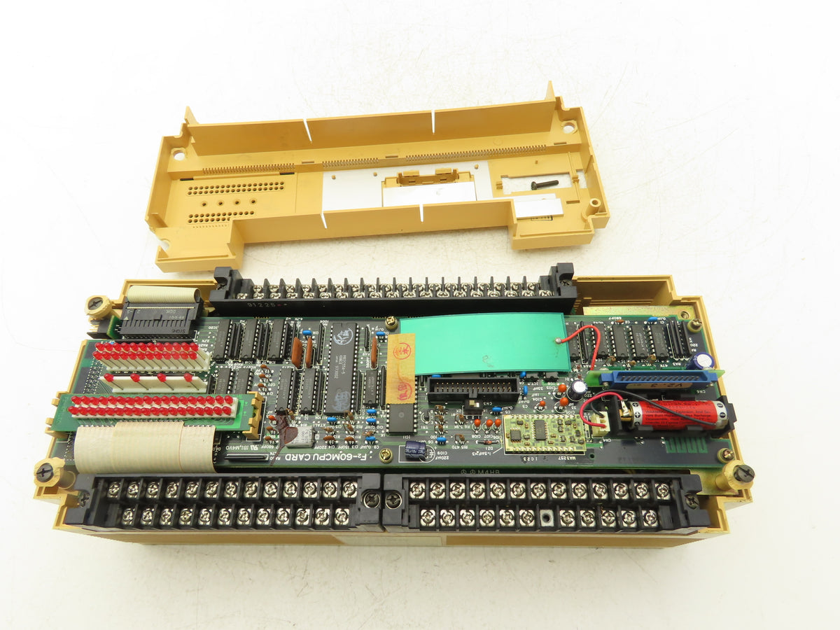 Mitsubishi Melsec F2-60MT Programable Logic Controller Has Broken Mounting Ears