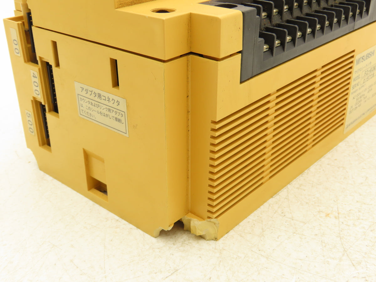 Mitsubishi Melsec F2-60MT Programable Logic Controller Has Broken Mounting Ears