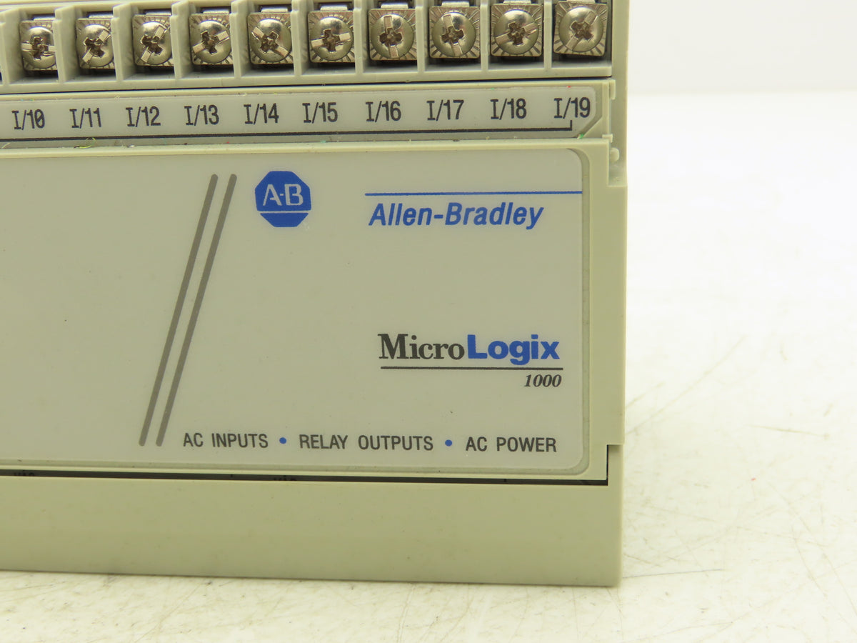 Allen Bradley 1761-L32AWA MicroLogix 1000 PLC Controller 100-240VAC Series E