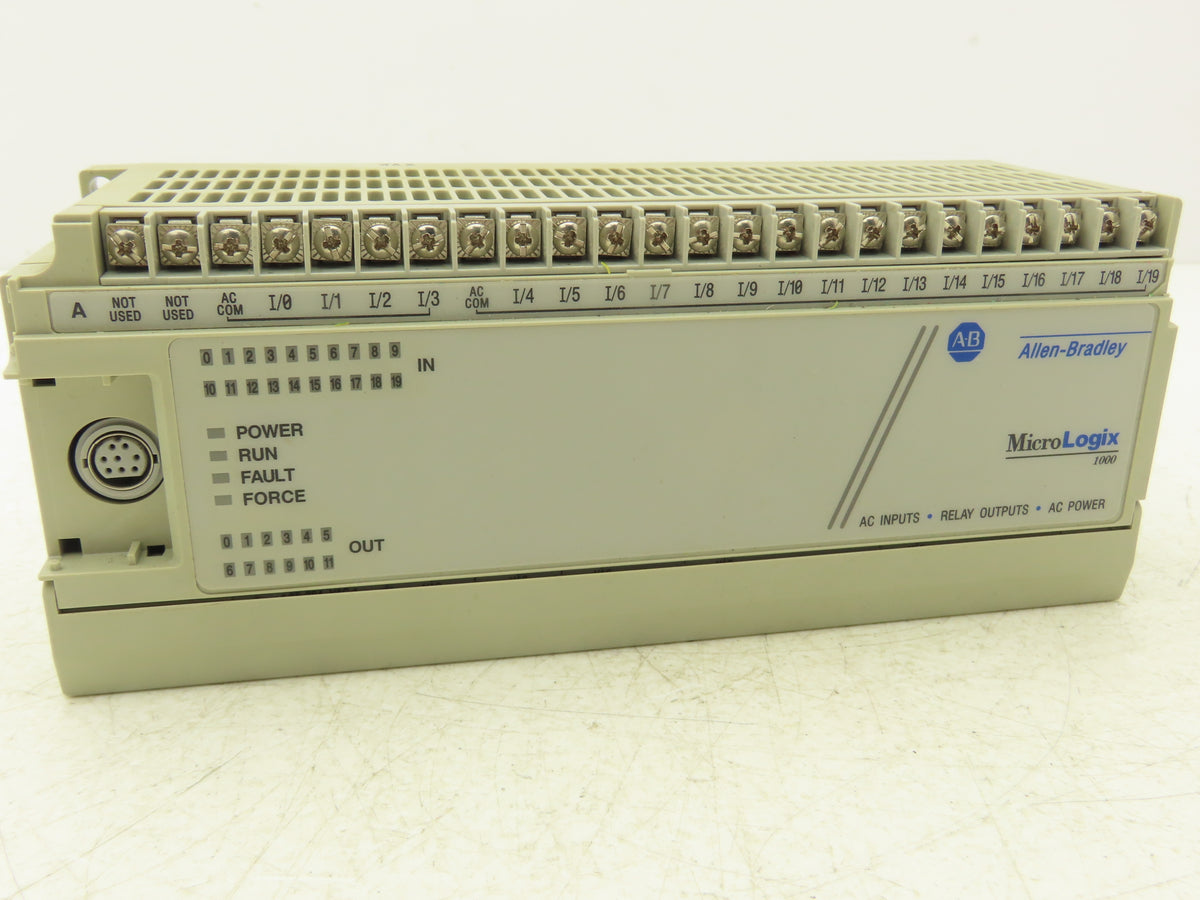 Allen Bradley 1761-L32AWA MicroLogix 1000 PLC Controller 100-240VAC Series E