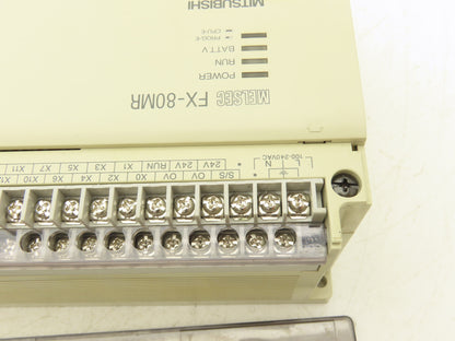 Mitsubishi FX-80MR-ES/UL Melsec 80 Point Programmable Logic Controller