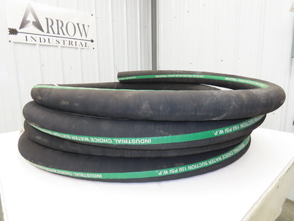 Industrial Choice 2-1/2"x 60' Water Suction & Discharge Hose EPDM Rubber 150psi