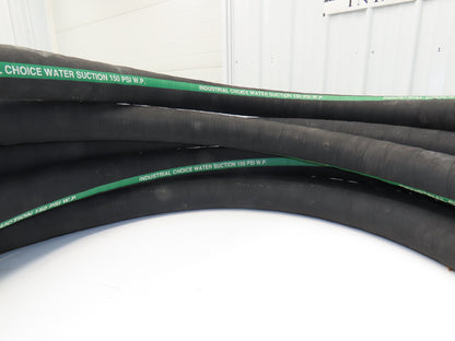 Industrial Choice 2-1/2"x 60' Water Suction & Discharge Hose EPDM Rubber 150psi