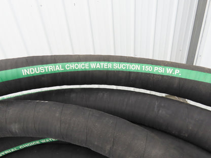 Industrial Choice 2-1/2"x 60' Water Suction & Discharge Hose EPDM Rubber 150psi