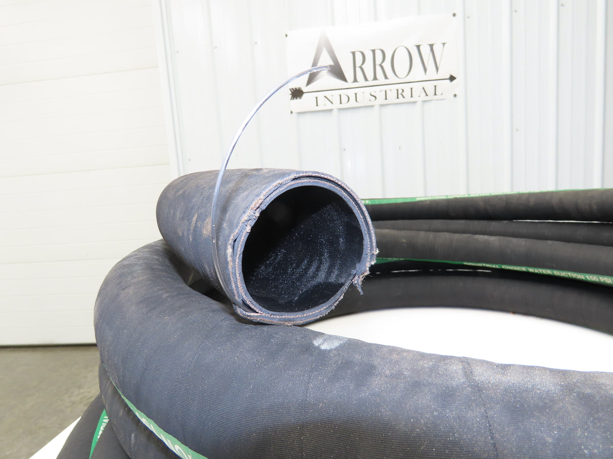 Industrial Choice 2-1/2"x 60' Water Suction & Discharge Hose EPDM Rubber 150psi