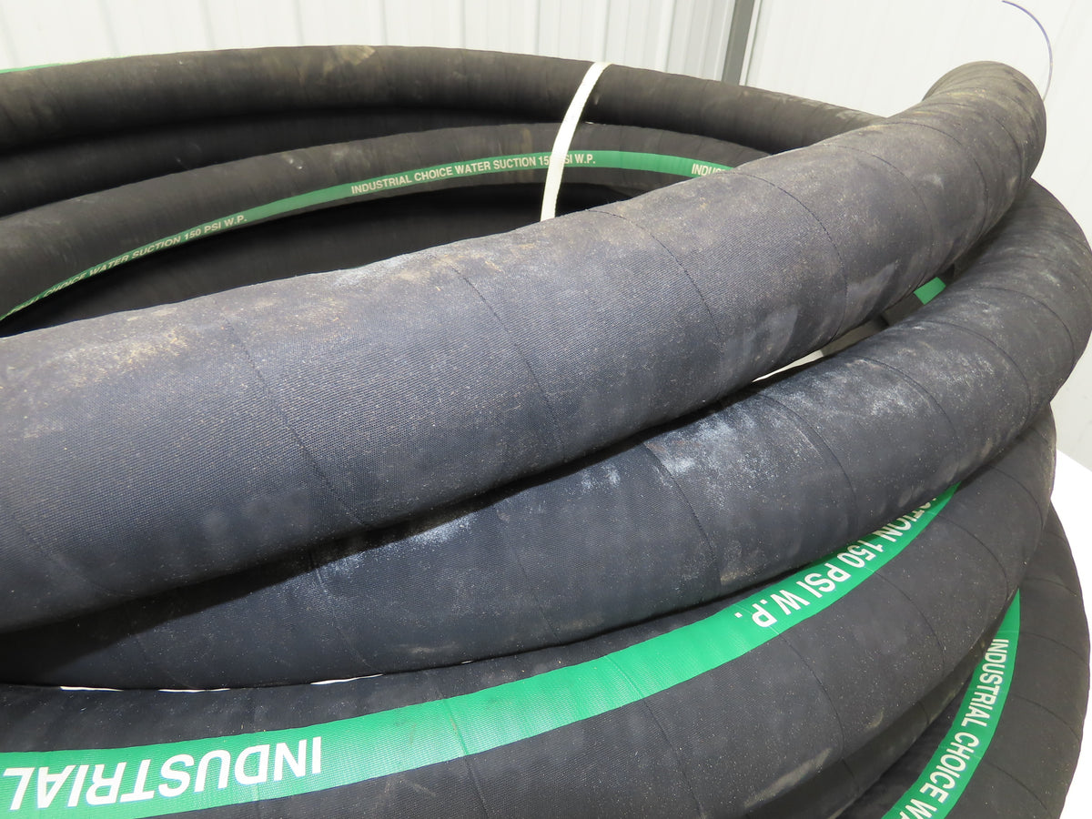 Industrial Choice 2-1/2"x 60' Water Suction & Discharge Hose EPDM Rubber 150psi