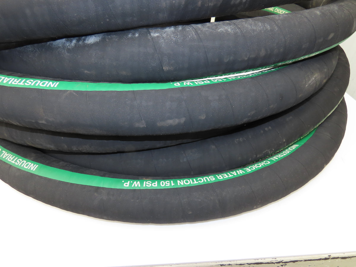 Industrial Choice 2-1/2"x 60' Water Suction & Discharge Hose EPDM Rubber 150psi