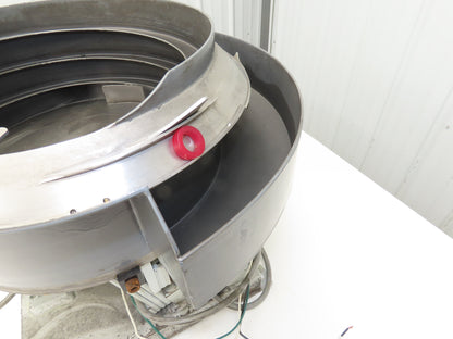 American 15" Vibratory Bowl Feeder 120V Vibrator Base Small Parts Sorter