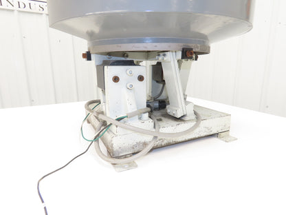American 15" Vibratory Bowl Feeder 120V Vibrator Base Small Parts Sorter