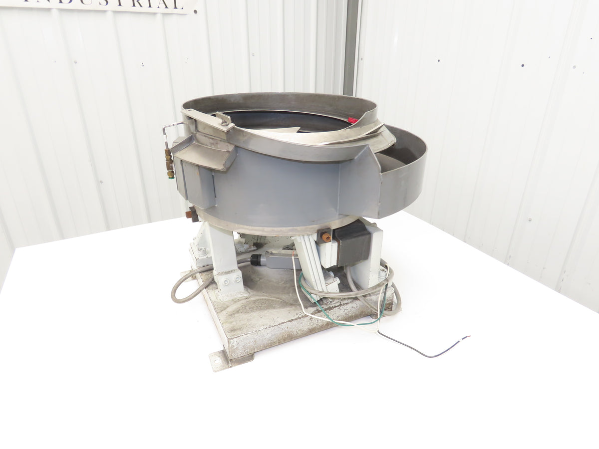 American 15" Vibratory Bowl Feeder 120V Vibrator Base Small Parts Sorter