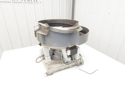 American 15" Vibratory Bowl Feeder 120V Vibrator Base Small Parts Sorter