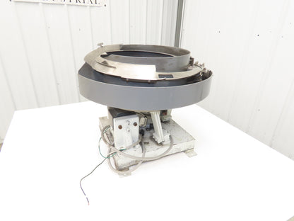 American 15" Vibratory Bowl Feeder 120V Vibrator Base Small Parts Sorter