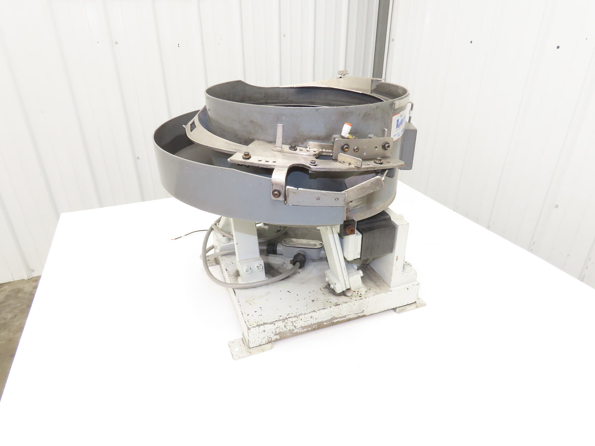 American 15" Vibratory Bowl Feeder 120V Vibrator Base Small Parts Sorter