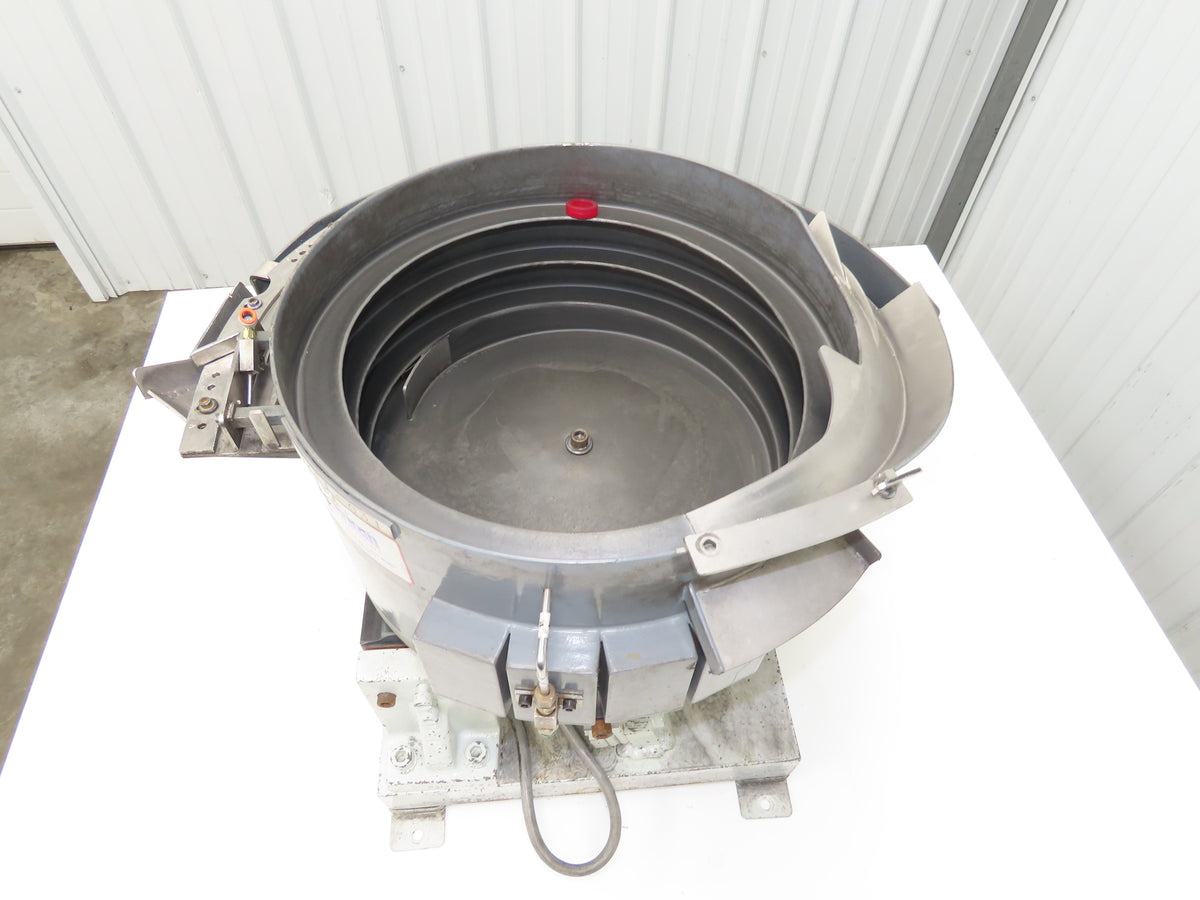 American 15" Vibratory Bowl Feeder 120V Vibrator Base Small Parts Sorter