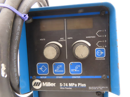 Miller 300738 Welder S-74 MPa Digital Wire Feeder Control Box Display Module