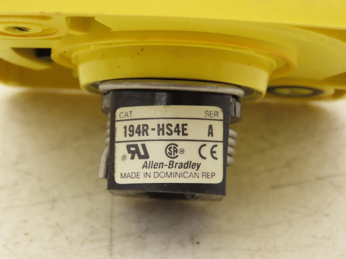 Allen Bradley 194R-HS4E Rotary Disconnect Operating Handle For 194 Switches