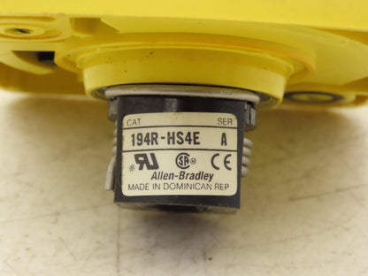 Allen Bradley 194R-HS4E Rotary Disconnect Operating Handle For 194 Switches
