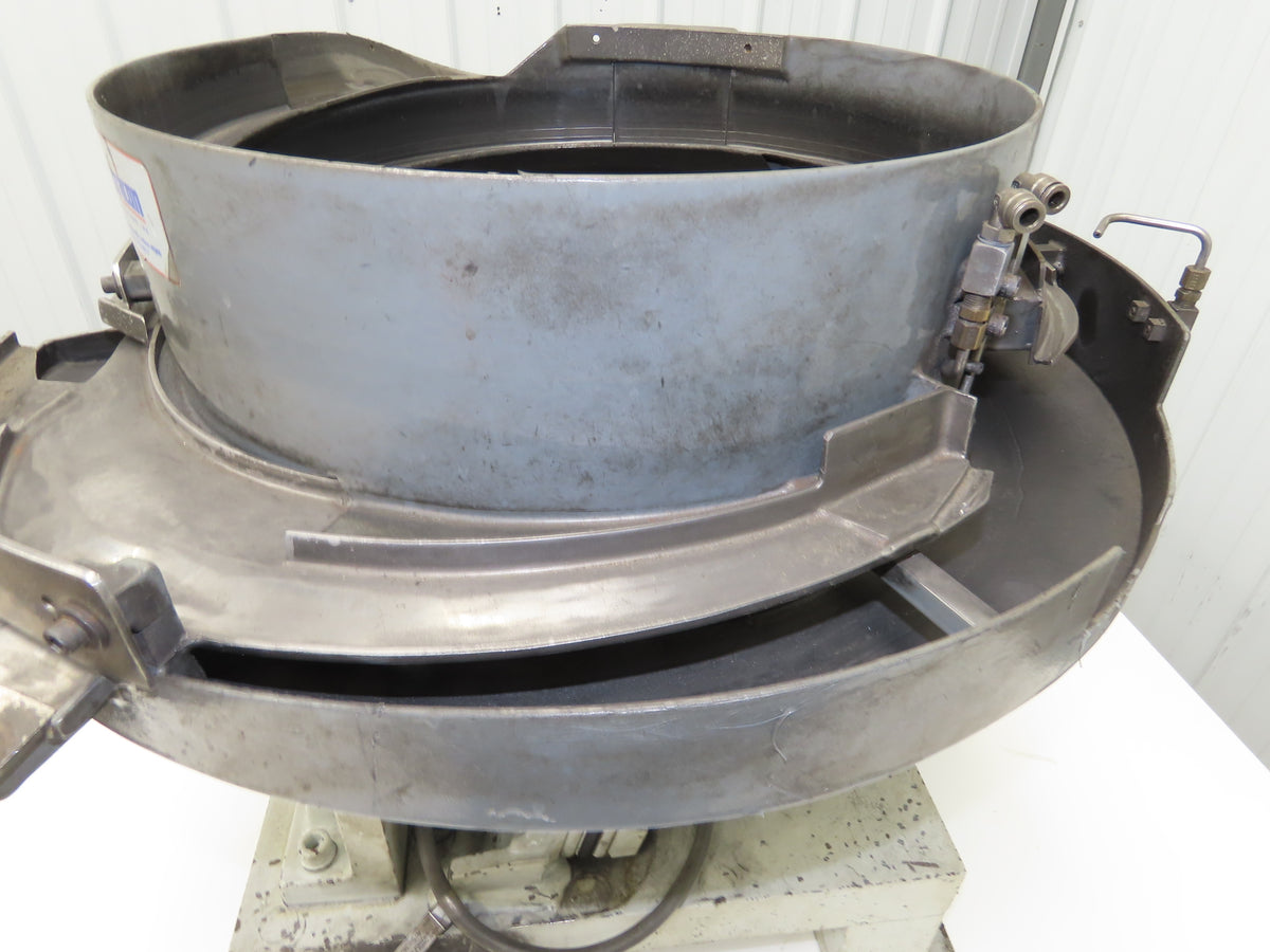American 18" Vibratory Bowl Feeder 120V Vibrator Base Small Parts Sorter