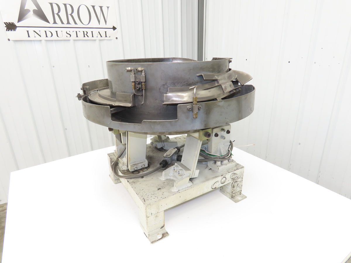 American 18" Vibratory Bowl Feeder 120V Vibrator Base Small Parts Sorter