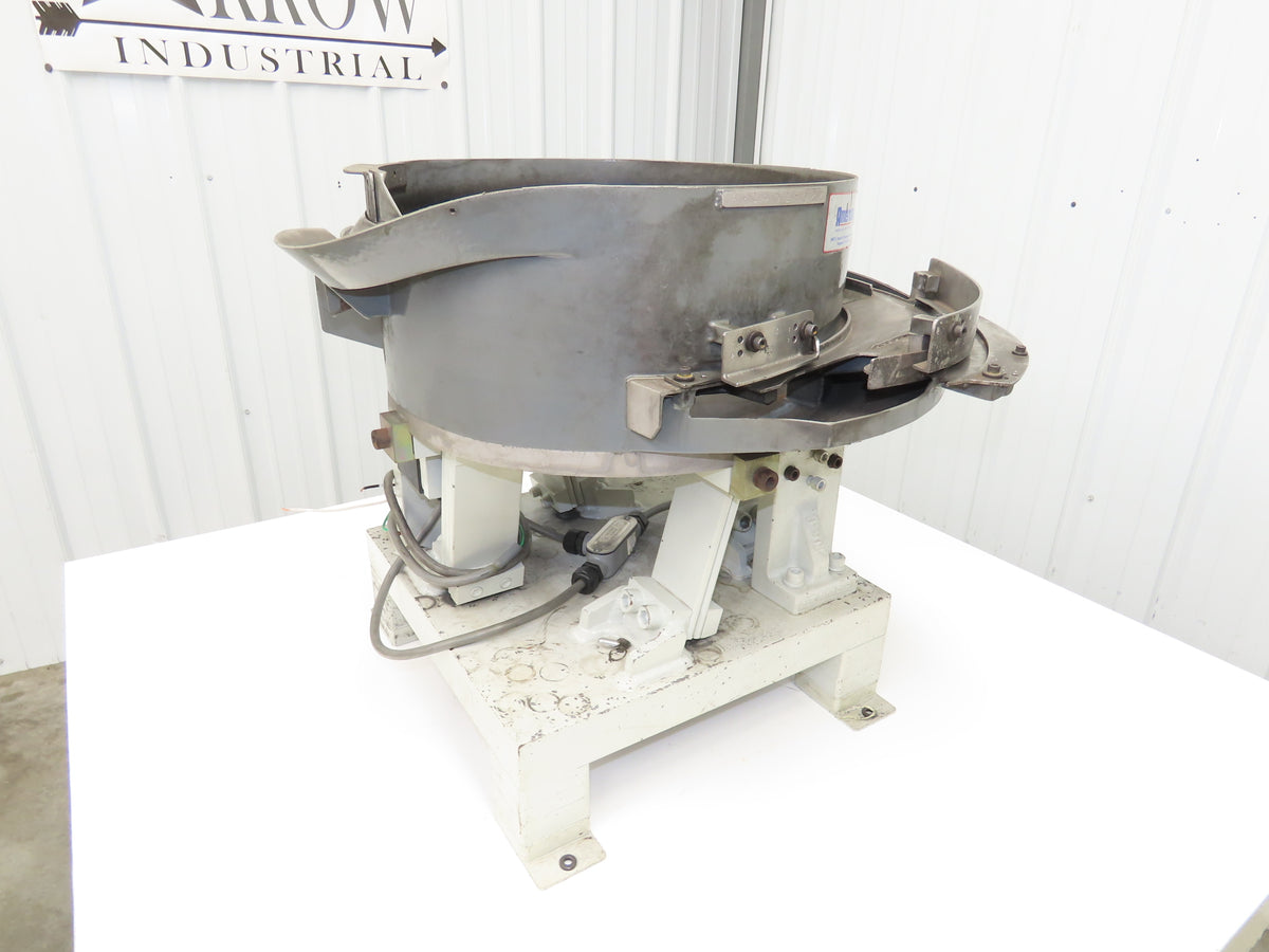 American 18" Vibratory Bowl Feeder 120V Vibrator Base Small Parts Sorter