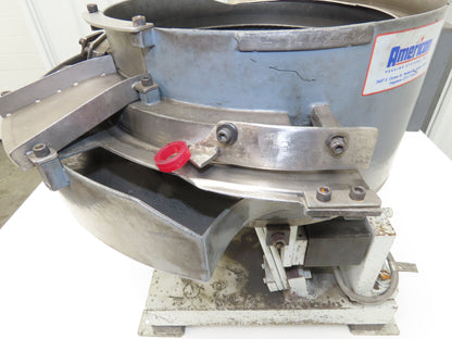 American Bowl Feeder 15" Vibratory 120V Vibrator Base Small Parts Sorter