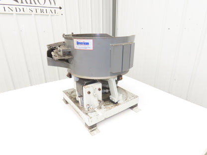 American Bowl Feeder 15" Vibratory 120V Vibrator Base Small Parts Sorter