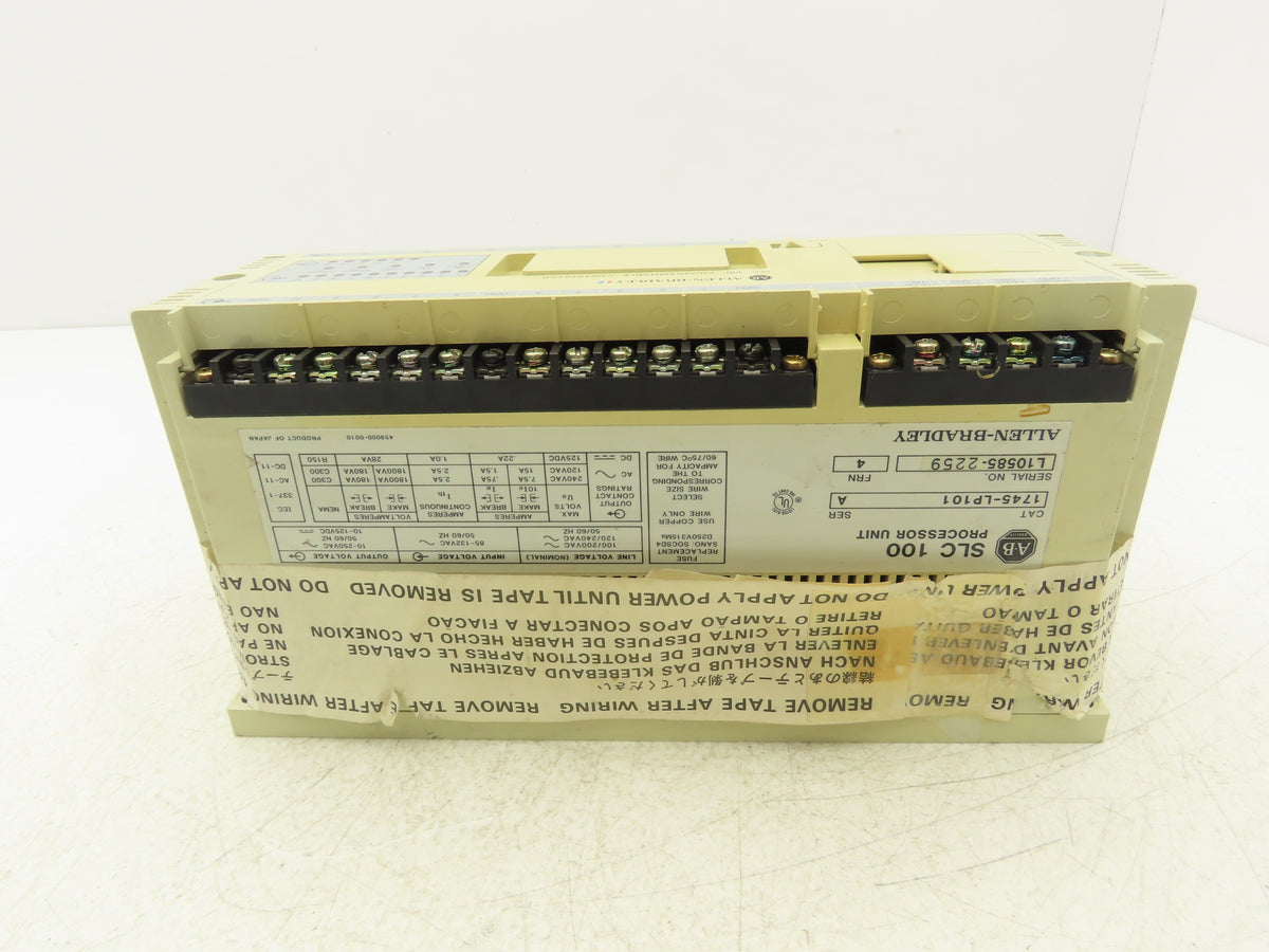 Allen Bradley 1745-LP101 SLC 100 Programmable Controller Processor Unit 16 I/O